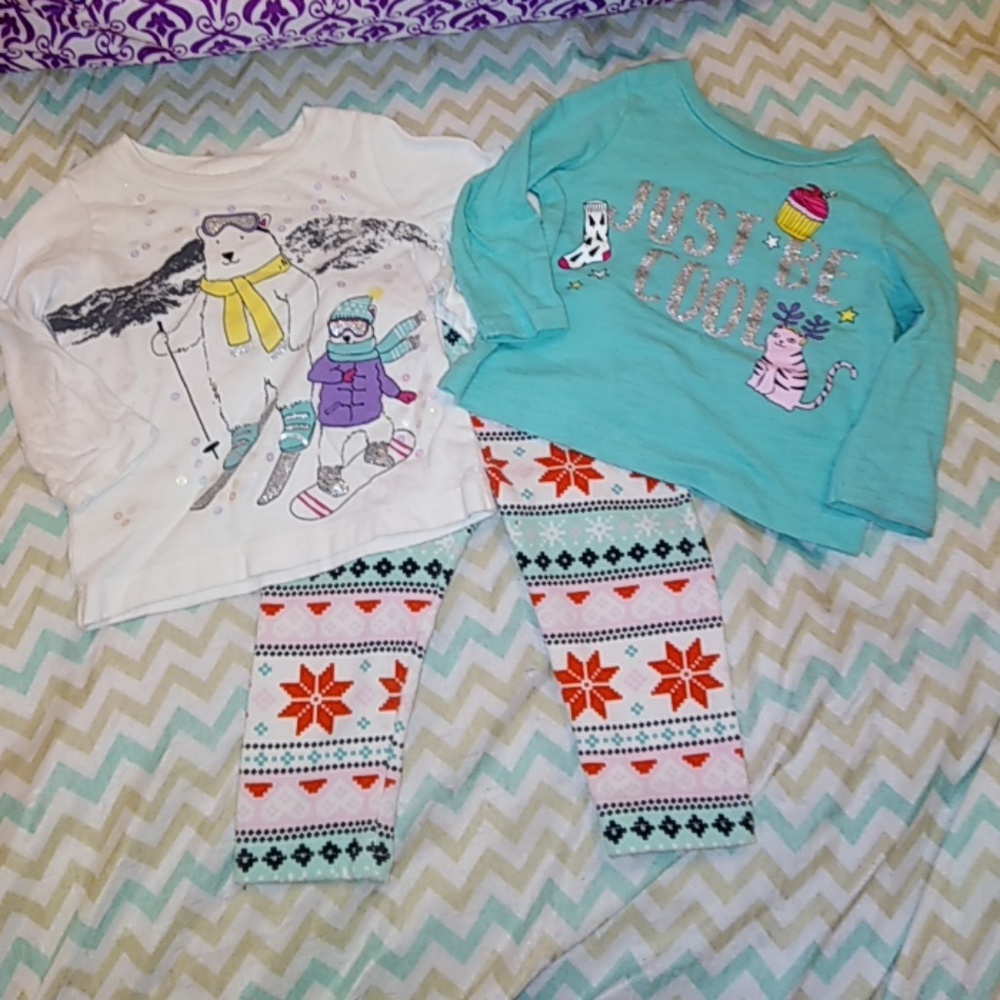 Carters 3 piece babygirl outfit. ❤️